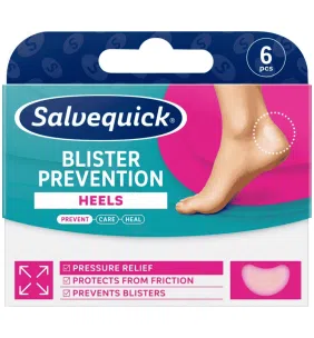 Salvequick Blister Prevention Heels, plastry na pęcherze,6szt