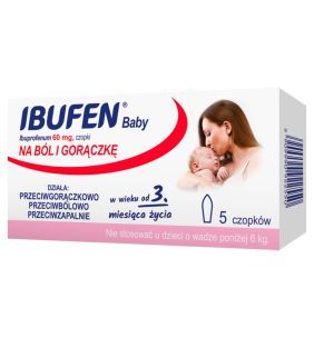 Ibufen Baby, 60 mg, czopki, 5 szt.