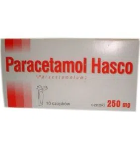 Paracetamol Hasco, 250 mg, czopki, 10 szt.