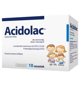 Acidolac, liofilizat doustny, 3 g, 10 saszetek