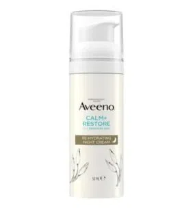 Aveeno Calm + Restore, Przywracający nawilżenie krem na noc, 50ml