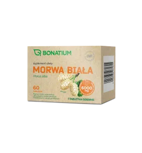 Bonatium Morwa Biała, tabletki, 60 szt.