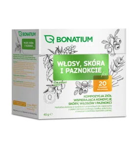 Bonatium Włosy, skóra i paznokcie fix, herbata ziołowa, 20 szt.