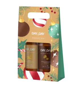 DAYbyDAY Zestaw Balsam Imbir i pomarańcza, Żel Masło kakaowe i Awokado, 2x400 ml