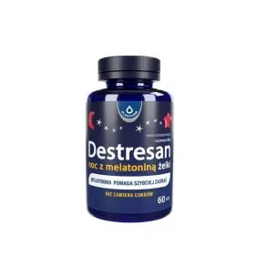 Destresan noc z melatoniną, żelki, 60 szt