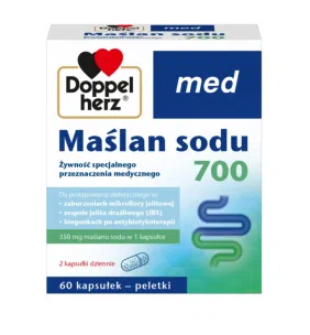 Doppelherz Med Maślan Sodu 700, kaps., 60 szt