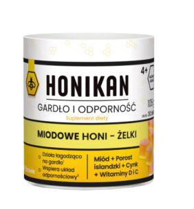 Honikan Gardło i Odporność Miodowe Honi, żelki, 30 szt.