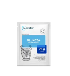 Novativ Glukoza bezsmakowa, proszek, 75 g