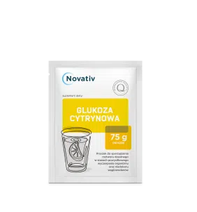 Novativ Glukoza cytrynowa, proszek, 75 g