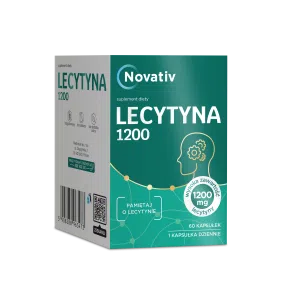 Novativ Lecytyna 1200, kapsułki, 60 sztuk