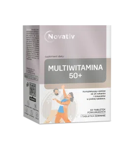 Novativ Multiwitamina 50+, tabletki powlekane, 60 sztuk