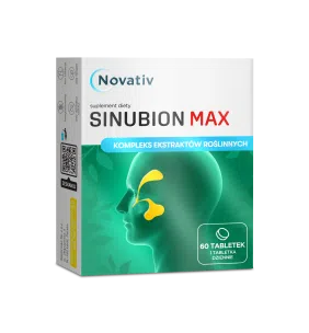 Novativ Sinubion Max, tabletki powlekane, 60 sztuk