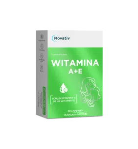 Novativ Witamina A+E, kapsułki, 30 sztuk