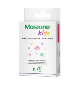 Moskine kids plastry na ukąszenia z aplikatorem, 30 szt.