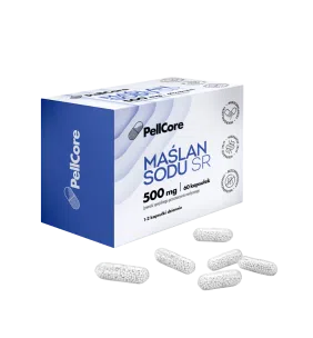 PellCore Maślan sodu SR, 500 mg, kaps.,60 szt