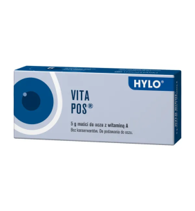 Vita Pos, 250 I/U/g, maść do oczu, z witaminą A, 5 g