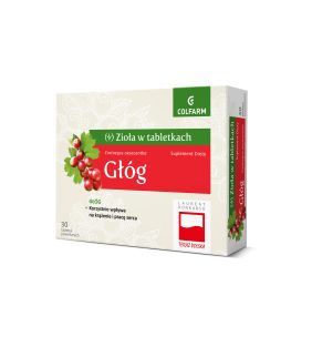 Głóg, tabletki powlekane, 30 szt.
