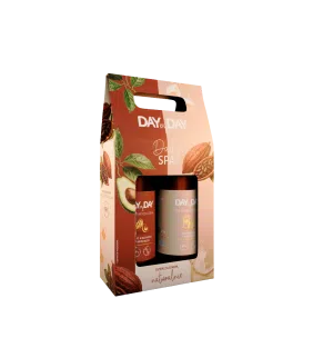 DAYbyDAY Daily SPA Zestaw Żel do mycia kombucha i drożdże + Żel do mycia masło kakaowe i awokado, 2 x 400 ml