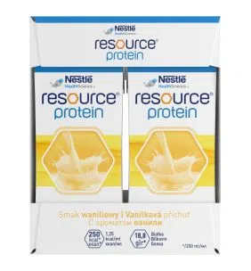 Resource Protein, płyn, sm. waniliowy, 200 ml, 4szt