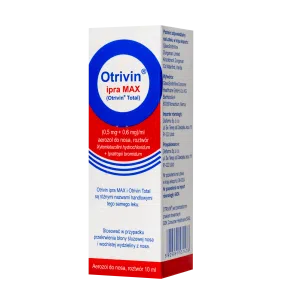 Otrivin ipra MAX (Otrivin Total), (0,5 mg + 0,6 mg)/ml, aerozol do nosa, roztwór