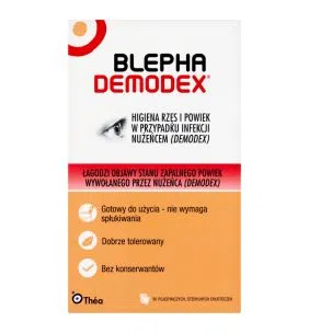 Blephademodex, chusteczki do higieny powiek, 30 szt.