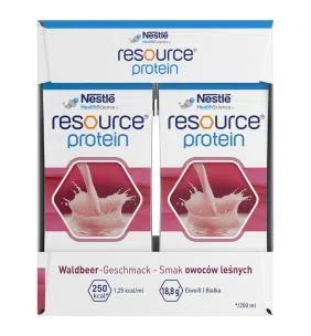 Resource Protein, płyn, sm.owoce leśne, 200 ml x 4 szt