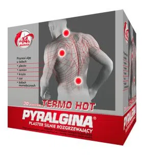Pyralgina Termo Hot, plaster silnie rozgrzewający, 1 szt.