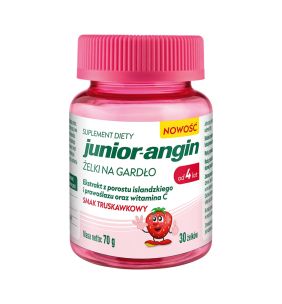 Junior-angin, żelki, na gardło, 30 szt