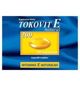 Tokovit E 200 natural, kapsułki elastyczne, 60 szt.