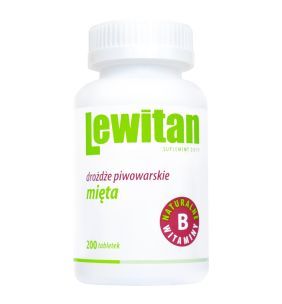 Lewitan, tabletki z miętą, 100 g