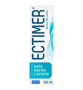 Ectimer, spray, do nosa,woda morska z ektoina, 100 ml