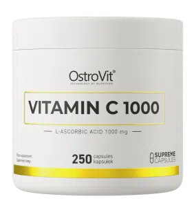 OstroVit Vitamin C, kapsułki, 1000 mg, 250 szt.