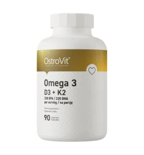 OstroVit,  Omega 3 D3 + K2, kapsułki, 90 szt.
