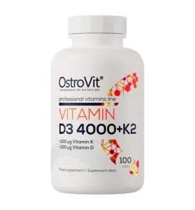 OstroVit, Witamina D3 4000 IU + K2, tabletki, 100 szt.