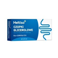 HELTISO czopki glicerolowe 2,5g, 10 szt.