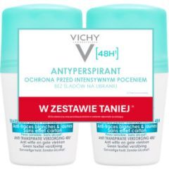 Vichy, deo antyperspirant w kulce przeciw śladom, 50 ml x 2 