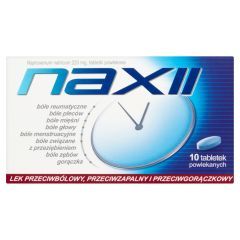 Naxii, 220 mg, tabletki powlekane, 10 sztuk