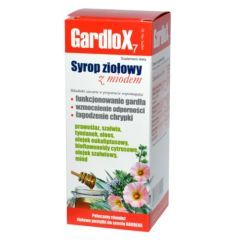 Gardlox 7, syrop ziołowy z miodem, 120 ml