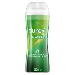 Durex Play 2w1 Massage Lube, żel do masażu i nawilżający żel intymny z kojącym aloesem, 200 ml