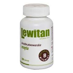 Lewitan, tabletki z miętą, 100 g