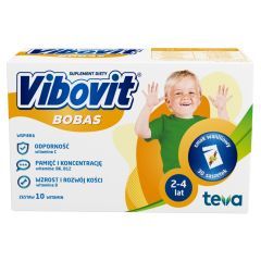 Vibovit Bobas, 2 g, proszek, smak waniliowy, 30 saszetek