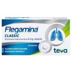 Flegamina Classic (Flegamina), 8 mg, tabl., 20 szt,bl(1x20)