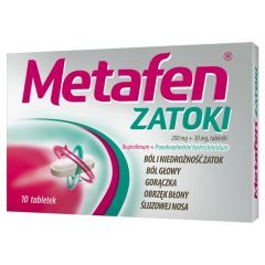 Metafen ZATOKI, 200 mg + 30 mg, tabletki, 10 szt.