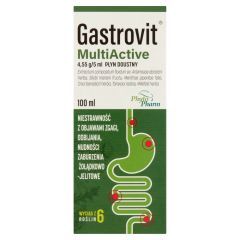 Gastrovit MultiActive, 4,55 g/5 ml, płyn doustny, 100 ml