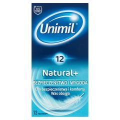 Unimil Natural, prezerwatywy lateksowe, 12 szt.