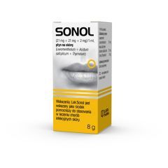 Sonol, płyn do stosowania na skórę, 8 g