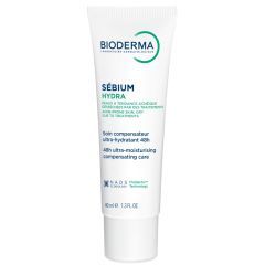 Bioderma Sebium Hydra, nawilżający krem do sk&oacute;ry tłustej i ze skłonnością do trądziku, 40 ml