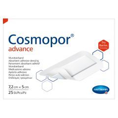 Cosmopor Advance, opatrunki do silnie sączących się ran, 7,2 cm x 5 cm, 25 szt.