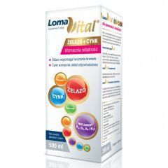 Loma Vital Żelazo + Cynk, płyn, 500 ml