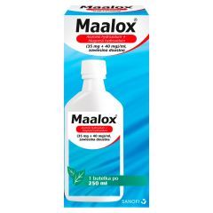 Maalox (35 mg + 40 mg)/ml, zawiesina doustna, 250 ml